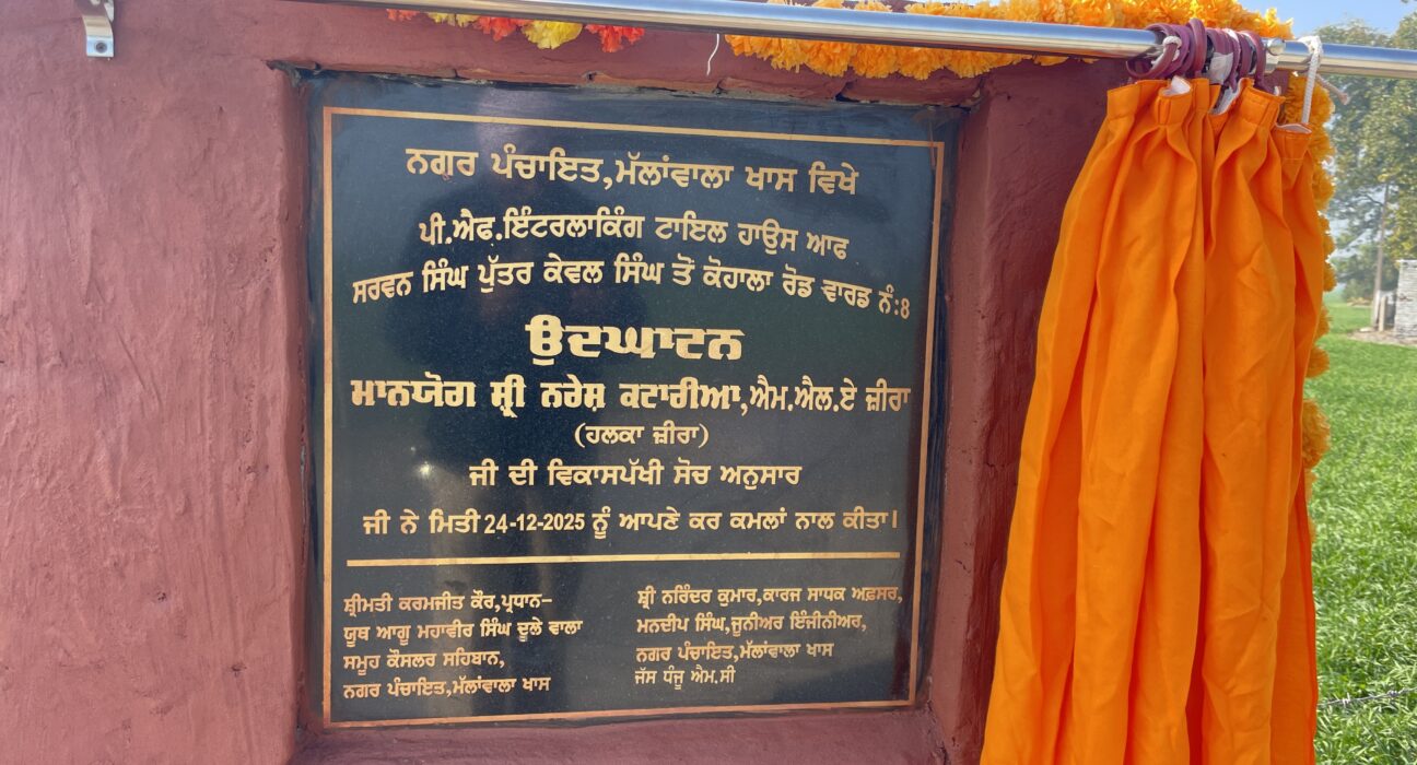 ਮੱਲਾਂਵਾਲਾ ਨਗਰ ਪੰਚਾਇਤ ’ਚ ਕਰੋੜਾਂ ਦੇ ਵਿਕਾਸ ਕਾਰਜਾਂ ਦੀ ਸ਼ੁਰੂਆਤ, ਵਿਧਾਇਕ ਨਰੇਸ਼ ਕਟਾਰੀਆ ਵੱਲੋਂ ਨੀਂਹ ਪੱਥਰ ਰੱਖੇ ਮੱਲਾਂਵਾਲਾ