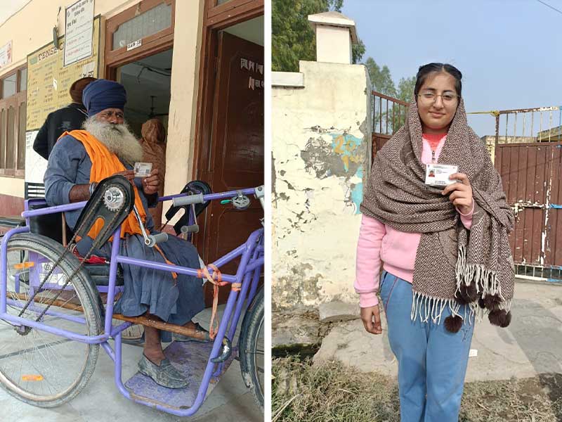 ਪਹਿਲੀ ਵਾਰ ਵੋਟ ਪਾਉਣ ਵਾਲੀ ਕੋਮਲਪ੍ਰੀਤ ਤੋਂ ਲੈ ਕੇ 90 ਸਾਲਾ ਅਜਬ ਸਿੰਘ ਤੱਕ, ਆਰਿਫ਼ ਕੇ ਇਲਮੇ ਵਾਲਾ ਬੰਡਾਲਾ ਵਿੱਚ ਲੋਕਤੰਤਰ ਦੀ ਮਿਸ ਪਹਿਲੀ ਵਾਰ ਵੋਟ ਪਾਉਣ ਵਾਲੀ ਕੋਮਲਪ੍ਰੀਤ ਤੋਂ ਲੈ ਕੇ 90 ਸਾਲਾ ਅਜਬ ਸਿੰਘ ਤੱਕ, ਆਰਿਫ਼ ਕੇ ਇਲਮੇ ਵਾਲਾ ਬੰਡਾਲਾ ਵਿੱਚ ਲੋਕਤੰਤਰ ਦੀ ਮਿਸ