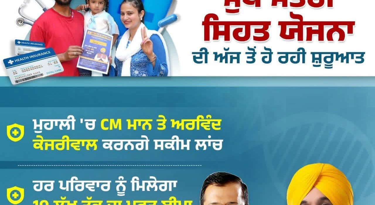 ਪੰਜਾਬ 'ਚ ਅੱਜ ਤੋਂ ਮਿਲੇਗਾ 10 ਲੱਖ ਤੱਕ ਦਾ ਮੁਫ਼ਤ ਇਲਾਜ