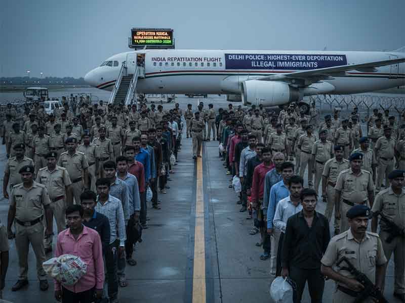 ਦਿੱਲੀ ਪੁਲਿਸ ਵੱਲੋਂ ਗੈਰਕਾਨੂੰਨੀ ਬੰਗਲਾਦੇਸ਼ੀ ਨਾਗਰਿਕਾਂ ਦਾ ਰਿਕਾਰਡ ਪੱਧਰ ‘ਤੇ ਦੇਸ਼ ਨਿਕਾਲਾ