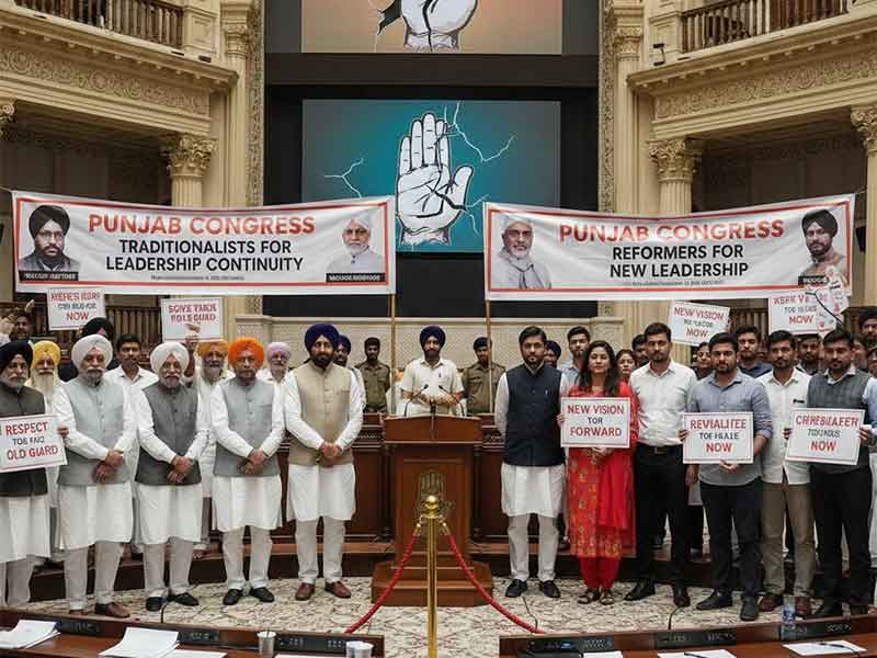 ਪੰਜਾਬ ਕਾਂਗਰਸ ਨੇਤ੍ਰਿਤਵ ਦੀ ਵਾਪਸੀ ਨੂੰ ਲੈ ਕੇ ਦੋ ਧੜਿਆਂ ਵਿੱਚ ਵੰਡ ਗਈ