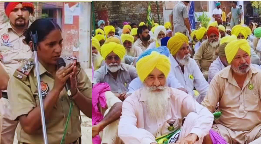SHO ਨੇ ਕਿਸਾਨਾਂ ਤੋਂ ਮੰਗੀ ਮੁਆਫ਼ੀ,