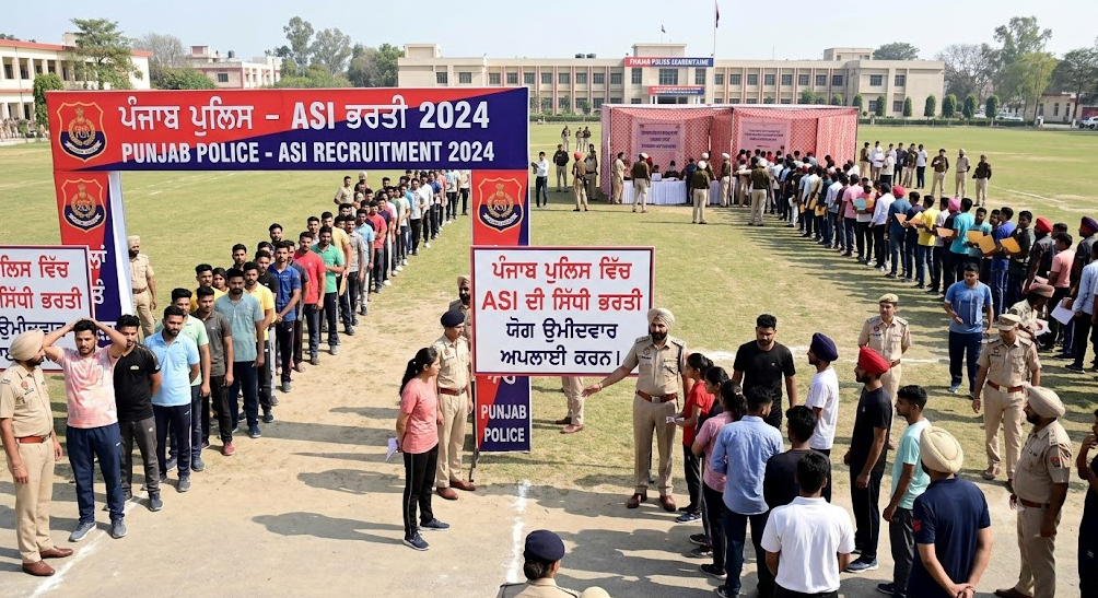 ਪੰਜਾਬ ਪੁਲਿਸ 'ਚ ਨਿਕਲੀ ASI ਦੀ ਭਰਤੀ! 450 ASI ਪੋਸਟਾਂ ਨੂੰ ਮਿਲੀ ਪ੍ਰਵਾਨਗੀ, ਦੇਖੋ ਪੂਰੀ ਖ਼ਬਰ!