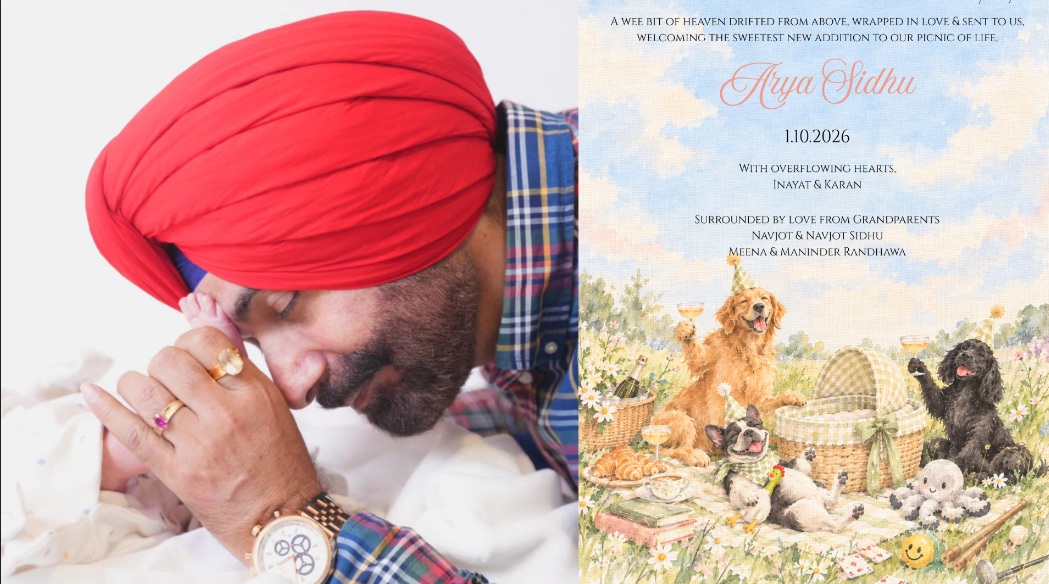 ਨਵਜੋਤ ਸਿੰਘ ਸਿੱਧੂ ਬਣੇ ‘ਦਾਦਾ’, ਘਰ ਆਈ ਨੰਨ੍ਹੀ ਪੋਤੀ ‘ਆਰੀਆ’