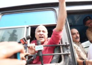 ਚੰਡੀਗੜ੍ਹ ਵਿੱਚ 'ਆਪ' ਵੱਲੋਂ ਮੁੱਖ ਚੋਣ ਕਮਿਸ਼ਨਰ ਖਿਲਾਫ਼ ਪ੍ਰਦਰਸ਼ਨ, ਆਗੂਆਂ ਨੂੰ ਹਿਰਾਸਤ 'ਚ ਲਿਆ